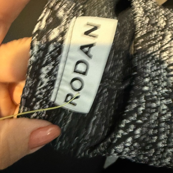 Black and Gray Patterned Women’s Dress p12 - Picture 5 of 5